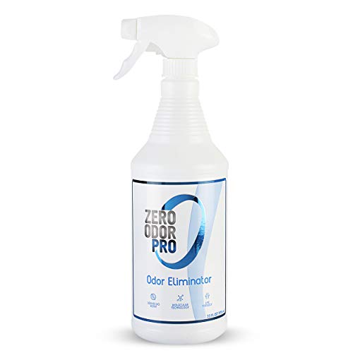 Zero Odor Pro Commercial Strength Odor Eliminator, Room Deodorizer and Air Freshener, Trigger Spray, 32 oz, White/Blue - size: 32 Fl Oz (Pack of 1)