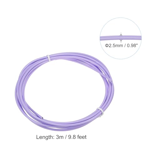 PATIKIL Speed Jump Rope Replacement Cable Professional Skipping Rope Steel Wire Replace for Rope Skipping Training - color: Purple
