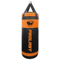 4Ft XL 135Lb Heavy Punching Kicking Bag for Adults, Boxing, MMA, Martial Arts, Muay Thai, Strength Training Equipment, Special Edition Rhino Logo - color: Orange / Black, style: Unfilled