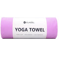 Eunzel Hot Yoga Towel Non Slip Yoga Mat Towel Non-Slip Sweat Absorbent Microfiber Towel for Hot Yoga, Pilates and Workout 72" x 26.5", Purple - color: Purple