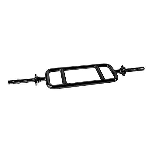 CAP Barbell Standard Threaded 34" Triceps Bar | Multiple Options - color: Black