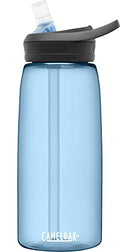 CamelBak Eddy+ Water Bottle with Bite Valve Straw, Leak‑Resistant Easy‑Sip Design for Everyday Hydration, 32oz, True Blue - color: True Blue, size: 32 Ounces