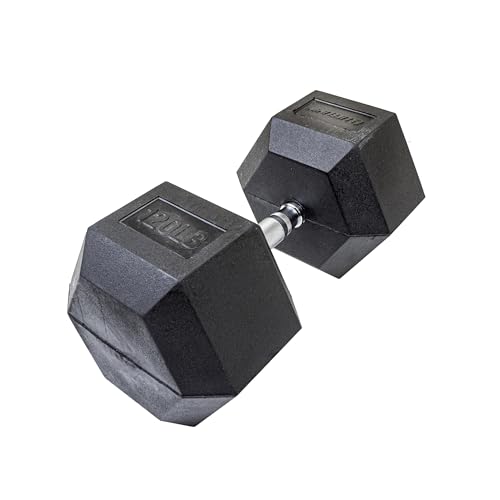Lifeline Fitness Hex Dumbbells, Rubber Wrapped Hex Dumbbells, Premium Quality, Ergonomic Knurled Handle, Dumb Bells for Exercise, Home Gym Exercise Weights - style: 120 lb