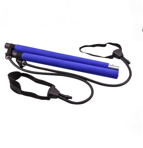 Stretched Fusion Pilates Bar, Pilates Stretched Fusion Bar, Stretchedfusion Multi-functional Pilates Bar, Pilates Stretched Fusion Bar, Multifunctional Pilates Bar Stretched Fusion for Home-Blue - color: Azul
