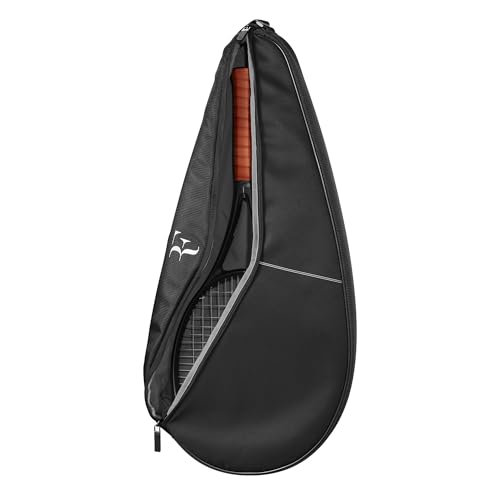 WILSON RF Tennis Racket Cover-Black - size: Holds 1 Racket