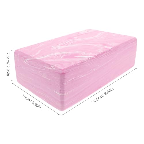 YARNOW Yoga Blocks High Density Non-slip Foam Dance Workout Accessories Lightweight Yoga Bricks for Balance and Stretching Fitness Exercises