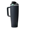Owala FreeSip Tumbler Stainless Steel Water Bottle 40 oz Foggy Tide | Triple-Layer Insulation | Leak-Proof Lid with Push-Button | Double Threaded Lid for Left and Right-Handed Drinking - color: Foggy Tide, size: 40 Ounces