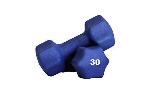 Ader Neoprene Dumbbell (1-30lb) Single Size Pair or Set - color: 30LB