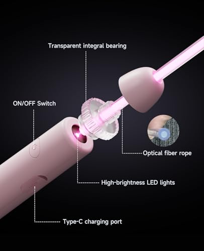 LED Jump Rope for Kids, Glow in The Dark Fun Fitness Gift | Rechargeable, 180-day battery, 9.2ft for ages 6+, colorful LED modes, birthday gift, outdoor fun - color: Pink