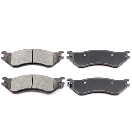 ECCPP D702-7576 4pcs Front/Rear Semi Metallic Disc Brake Pad Set Fit For Dodge B1500 1998,For Dodge For Durango 2003,For Dodge Ram 1500 2000-2001 2004-2006,For Dodge Ram 1500 Van 1999-2003 - style: D702 [4pcs]