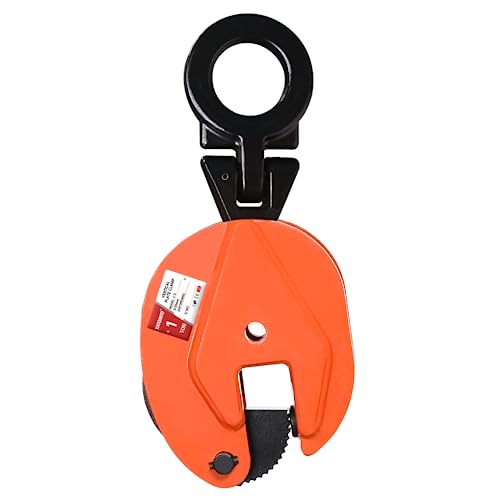 YATOINTO Plate Lifting Clamps, 2200lbs Plate Clamp, 1T Vertical Lifting Clamps, Jaw Opening up to 0.6 inch Welding clamps, for Lifting and Building