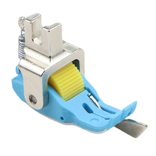 SP-18 Heavy-Duty Plastic Flange Roller Presser Foot for Industrial Single-Needle Sewing Machines - Compatible with Juki 8700/Brother 8100 Series (Precision Edge Guide & Anti-Skip Stitch) (SP-18R 1/8) - size: SP-18R 1/8