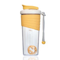 Shaker Bottle for Protein Mixes，24 oz，Protein Shaker Bottles with Whisk Ball, Mixer Bottle, Protein Bottle,Portable Pre Workout Whey Protein Drink Shaker Cup，Yellow - color: Yellow