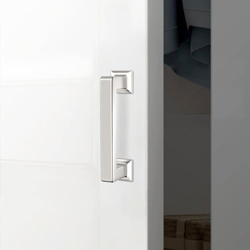 10 Pack 3 inch(76mm) Brushed Satin Nickel Kitchen Cabinet Handles Cabinet Pulls Sliver Drawer Pulls Kitchen Cabinet Hardware Dresser Handles - color: Brushed Satin Nickel, size: 3" Hole Center（76mm）