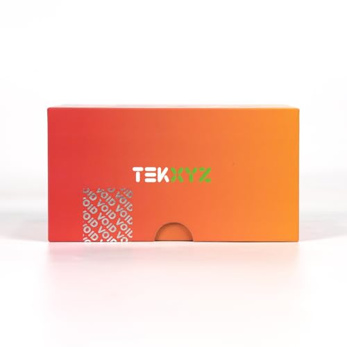 TEKXYZ® Reflex Ball with Counter App & Online Community, 2 Difficulty Levels Boxing Ball with Headband, Perfect for Reaction, Agility, Punching Speed, Fight Skill & Hand Eye Coordination Training - color: Yellow/Red