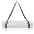 Slim Panda Yoga Mat Straps for Carrying, Adjustable Yoga Mat Carrier Sling Fits All Mats(Mat Not Included) - color: Dark Gray, size: 72 inches