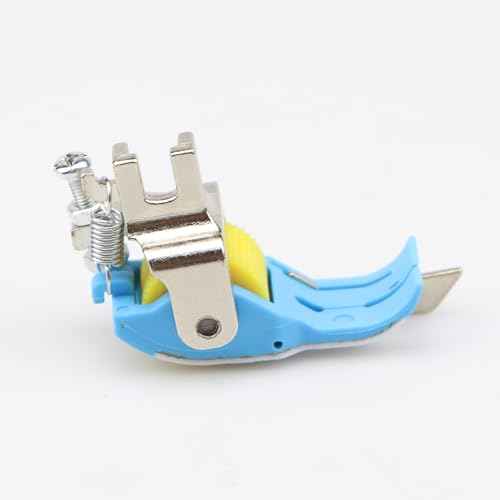 SP-18 Heavy-Duty Plastic Flange Roller Presser Foot for Industrial Single-Needle Sewing Machines - Compatible with Juki 8700/Brother 8100 Series (Precision Edge Guide & Anti-Skip Stitch) (SP-18R 3/16) - size: SP-18R 3/16