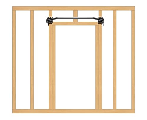Kipika Heavy Duty Wall Mounted Doorway Pull Up Bar, Multifunctional Chin Up Bar, Portable Fitness Door Bar, Body Workout Home Gym System - color: Straight Type
