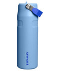 Stanley IceFlow Flip Straw 2.0 Water Bottle 24 OZ | Built-In Straw with Larger Opening | Lightweight & Leak-Resistant | Insulated Stainless Steel | BPA-Free | Blue Sky - color: Blue Sky, size: 24 Ounces