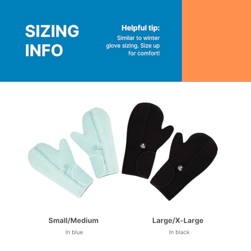 NatraCure Cold Therapy Mittens - Small/Medium - for Sore, Aching Hands, Working Hands, Arthritis, Neuropathy, Chemotherapy, Chemo Care Package for Women, Cryotherapy, Edema Relief, Hand, Finger Pain - size: Small-Medium