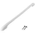 316443601 Oven Door Handle Appliance Replacement with 2pcs 316433300 Screws | White Plastic Material, Compatible with Kenmore Electrolux Frigidaire Range, Replaces AP3906094, 1157492, AH1147400