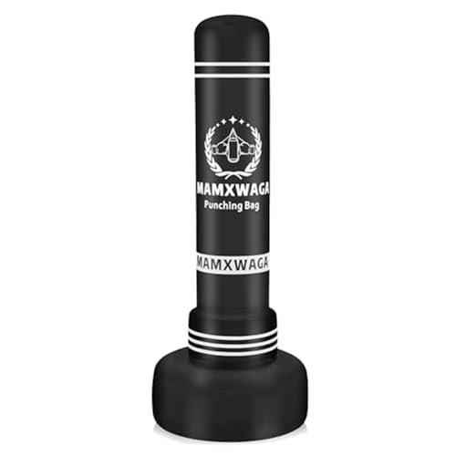 Standing Punching Bag with Stand Adult, 70'' Freestanding Heavy Boxing Bag with Electric Air Pump