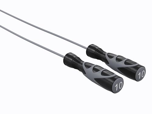 Power Systems Elite Jump Rope - Premium Vinyl & Radial Ball for Max Rotation - size: 10'