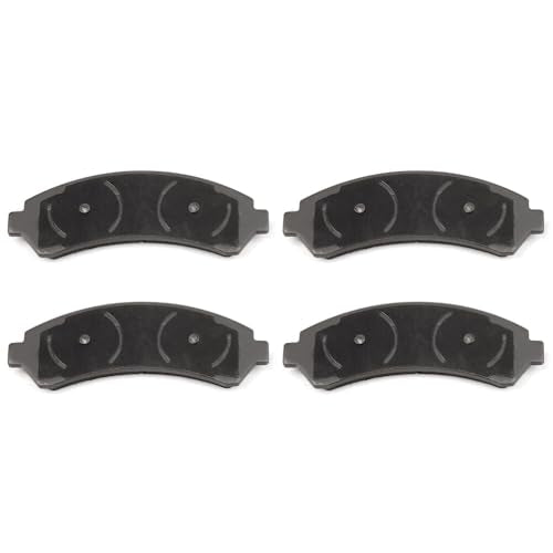 ECCPP D726-7593 4pcs Front Ceramic Disc Brake Pad Set Fit For Chevrolet Blazer 1997-2005,For Chevrolet S10 1998-2004,For GMC Jimmy 1997-2005,For GMC Sonoma 1998-2004,For Isuzu Hombre 1998-2000 - style: D726 [4pcs]