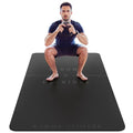 Large Exercise Mat – Extra Thick 10mm Workout Mat (72"x32") – Non-Slip TPE Yoga Mat for Women & Men – Pilates, HIIT, Fitness & Home Gym Mat – Includes Free Carry Bag - color: Black - Engraved