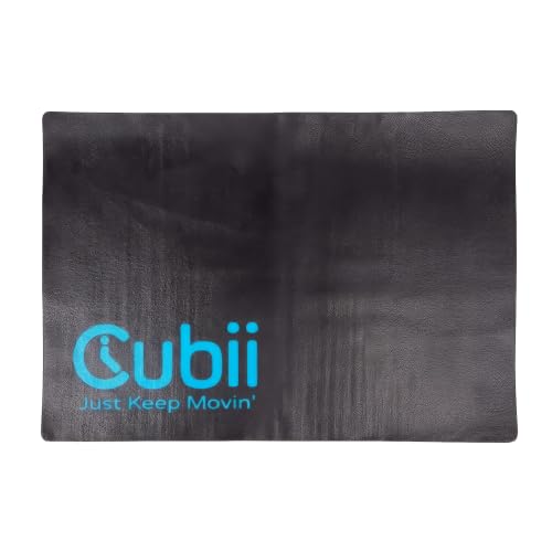 Cubii Non-Slip Mat for Under Desk Ellipticals, Floor Protection Exercise Surface for Bike, Fitness Equipment & Indoor Cycling, Home Gym Use, 24" x 18"