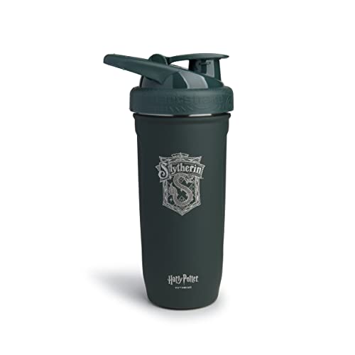 Smart Shake Reforce Stainless Steel Harry Potter Slytherin Shaker Bottle (900 ML /30oz) | Light Weight Resistance Sports Shaker Bottle with a Soft Lid | Leakproof, BPA Free & DEHP Free - color: Slytherin