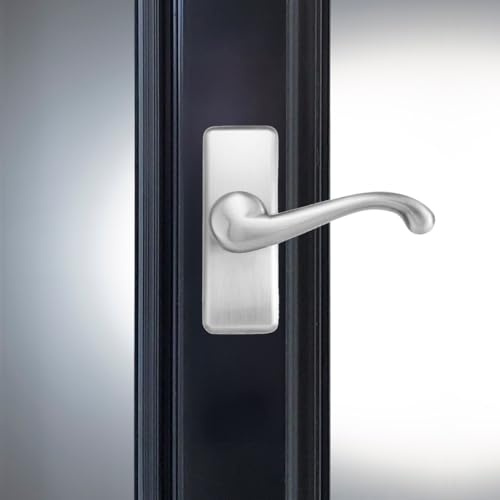 Ideal Security GL Lever Handle Set for Storm Doors and Screen Doors, Storm Door Handle Replacement, Screen Door Handle, Satin Nickel - color: Satin Nickel