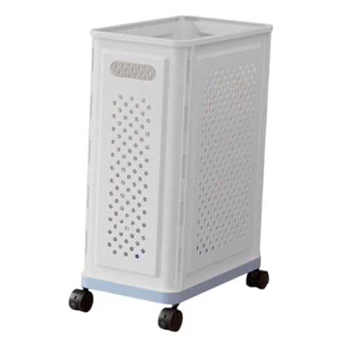 Mat Storage Basket, Workout Organizer, with Wheels Mat Stand, Supplies, Gym Storage Holder Gym Equipment Holder - color: Blue Bottom
