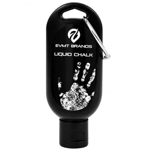 EVMT Brands Liquid Chalk, Mess Free Gym Chalk for Weightlifting, Gymnastics, Rock Climbing, Dancing. Sweat Resistant and Long Lasting for Stronger Grip. - color: A4-1pk Cl