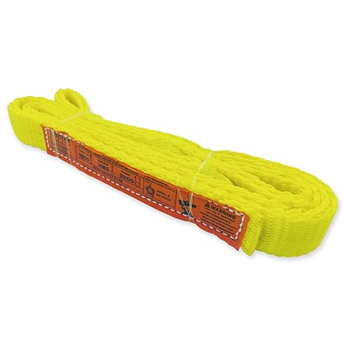 1-Ply Lifting Sling Straps 1”x 6ft - 1650lbs Vertical Capacity Heavy Duty Flat Eye Lift Sling, for Rigging Moving Towing Hoisting -1Pack - Kodiak Straps - color: 1 PACK, size: 1inch x 6ft