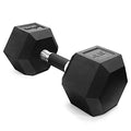 Yes4All Dumbbell Hex Rubber Grip/Heavy Weight Urethane Dumbbell and Combo Kettle Grip for Multifunctional Full Body Workout and Strength Training