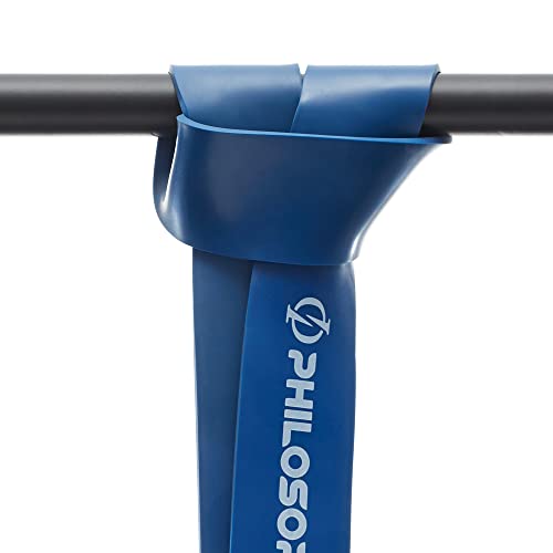Philosophy Gym Pull Up Assist Band - Resistance Power Loop Exercise Band - style: 2-1/2" (175-230 lbs) - Blue