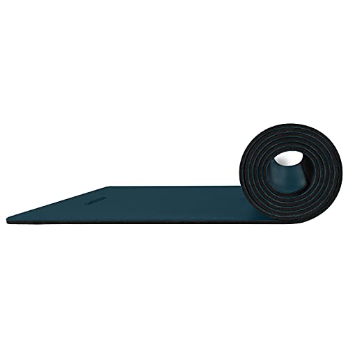 Retrospec Laguna 5mm Yoga Mat - Fitness Mat for Women, Men & Children, Slip-Resistant and Moisture Absorbing Exercise Mat for Home, Pilates, Yoga and Floor Workouts - color: Ocean Blue