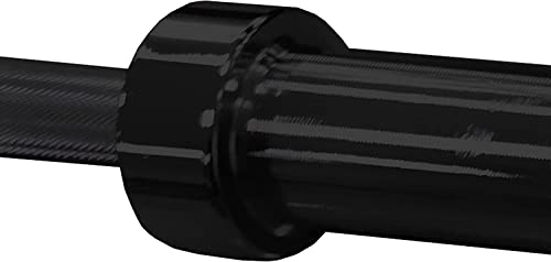 CAP Olympic Barbell, 7ft Strength Training Weight Bar, Multiple Options - color: Black, style: Elite