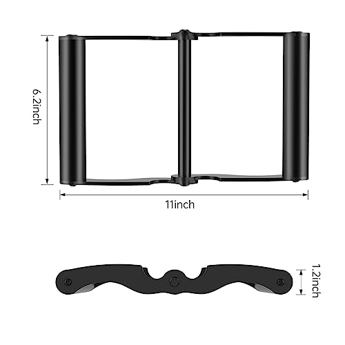 AimiDream V Bar Landmine Handle Attachment for Barbell Bar, Solid Multi-Grip Landmine Handle Attachment with Non-Slip Rubber Handle, Fits Olympic Bars Strength Training Bars - color: Black