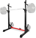 Yes4All Squat Rack for Home Gym, Adjustable Barbell Stand Rack, Multi-Function Weight Lifting, Dip Bar Station, Bench Press Rack Stand, Weight Plate Storage - Capacity Up to 600LBS - color: Squat Rack - 500 lbs
