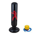 Inflatable Punching Bag, 63“ Boxing Bag with Pump Heavy Duty Stress Relief Ball Above Adults for Karate, Taekwondo, Active Play, Fitness Training No-Tip Base