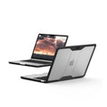 URBAN ARMOR GEAR UAG Designed for MacBook Air 13" Case M5 2026 M4 2025 M3 2024 M2 2022 - Translucent Rugged Lightweight Slim Tactile Grip Laptop Protective Cover, Plyo Ice/Black - color: Plyo - Ice/Black