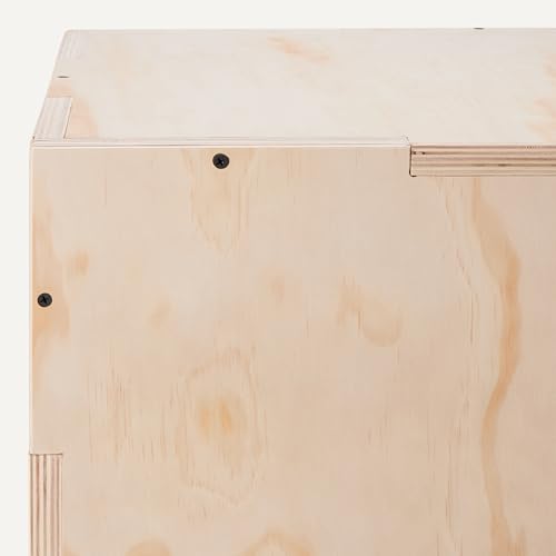 Amazon Basics Plyometric Jump Box, Plyo Box Jumps for Home Gym - size: 24"x20"x16"