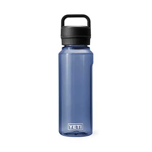 YETI Yonder Water Bottle with Yonder Chug Cap, Lightweight, Leakproof and BPA-Free - color: Navy, style: 34oz