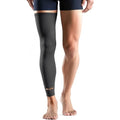 Copper-Infused Leg Compression Sleeve Ultra Breathable Full Leg Compression Sleeve for Pain Relief,Arthritis, Muscle Recovery, Swelling, Inflammation, Leg Sleeve for Thigh, Calf, Knee, Men & Women(Black, Small) - size: Small