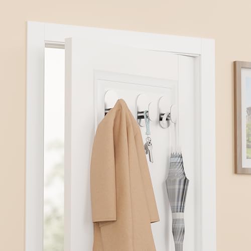 Aikzik Adhesive Towel Hooks - 26LB Heavy Duty Wall Sticky Waterproof Hooks for Hanging Coat, Towel, Robe, Wall Mount Stainless Steel Hooks for Bathroom or Kitchen (Silver, 2 Pack) - color: Silver-2