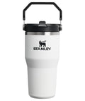 STANLEY IceFlow 2.0 Flip Straw Tumbler with Handle 20 oz | Twist On Lid and Flip Up Straw | Leakproof Water Bottle | Insulated Stainless Steel | BPA-Free | Chalk - color: Chalk, size: 20 Ounces