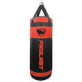 4Ft XL 135Lb Heavy Punching Kicking Bag for Adults, Boxing, MMA, Martial Arts, Muay Thai, Strength Training Equipment, Special Edition Rhino Logo - color: Red / Black, style: Filled