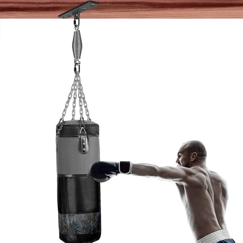 Dolibest Heavy Bag Hangers Brackets, Punching Bag Hangers, Heavy Bag Ceiling Mount for Body Weight Strength Training Systems, Aerial Yoga Swing & Hammock, Resistance Band - color: Silver Spring 1